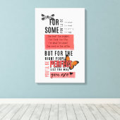 Onvoorwaardelijke liefde & acceptatie vriendschap  canvas afdruk (Insitu (Houten vloer))