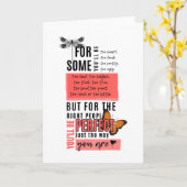 Onvoorwaardelijke liefde & acceptatie vriendschap  kaart (Gele Bloem)