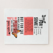 Onvoorwaardelijke liefde & acceptatie vriendschap legpuzzel (Horizontaal)