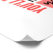 Onvoorwaardelijke liefde & acceptatie vriendschap  poster (Hoek)