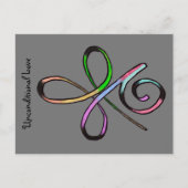 Onvoorwaardelijke liefde briefkaart (Voorkant)