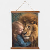 Onvoorwaardelijke liefde hangend wandkleed (Voorkant)