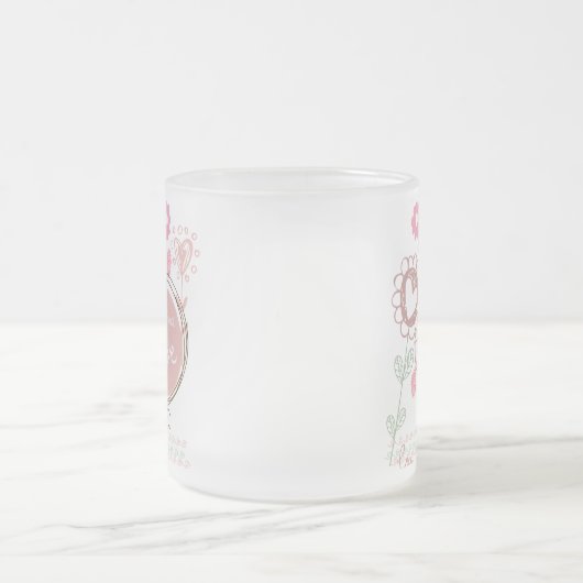 Onvoorwaardelijke liefde matglas koffiemok (Center)