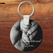 Onvoorwaardelijke liefde sleutelhanger (Voorkant)