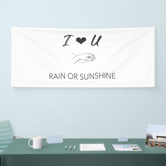 Onvoorwaardelijke liefde spandoek (Beurs)