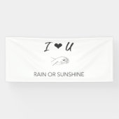 Onvoorwaardelijke liefde spandoek (Horizontaal)