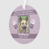 Onvoorwaardelijke liefdescompact aangepast ornament (voorkant)