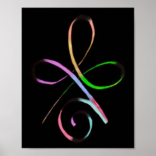 Onvoorwaardelijke Love Black Poster (Voorkant)