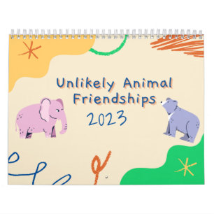 Onwaarschijnlijke diervriendelijkheden 2023-kalend kalender