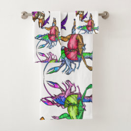 Onwaarschijnlijke Lobster Bad Handdoek