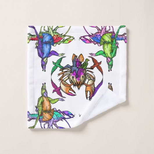 Onwaarschijnlijke Lobster Bad Handdoek (Wasdoekje)