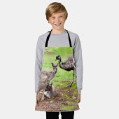 Onwaarschijnlijke vrienden: de kangoeroe en de emu schort (Gedragen)