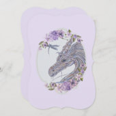 Onwaarschijnlijke vrienden draak en libel feestdagenkaart (Voorkant / Achterkant)