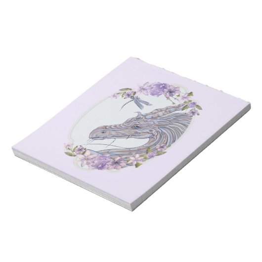 Onwaarschijnlijke vrienden draak en libel notitieblok (Linkerzijde)