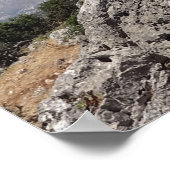 Onwankelbaar geloof in God Psalm 16:8 Bijbelvers Poster (Hoek)