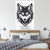 Onwankelbaar. Onbreekbaar Canvas Afdruk (Insitu (Slaapkamer))