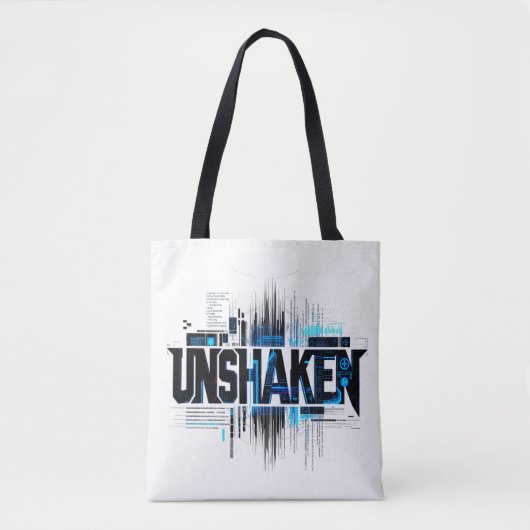 Onwankelbare Cyberpunk Boodschappentas Tote Bag (Voorkant)