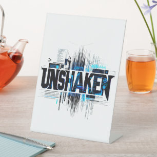 ONWANKELBARE Cyberpunk Tafel Sign Reclamebord Met Voetstuk