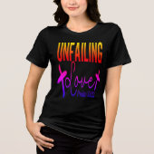Onwankelbare Liefde Psalm 33 22 Christelijk Tri-Blend Shirt (Voorkant)