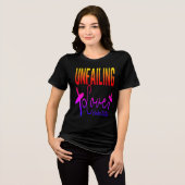 Onwankelbare Liefde Psalm 33 22 Christelijk Tri-Blend Shirt (Voorkant volledig)