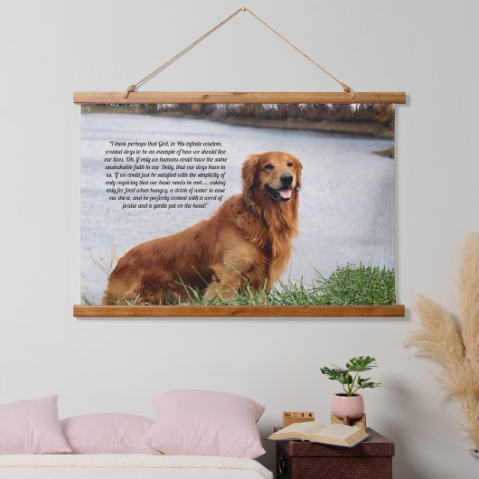 Onwankelbare trouw Inspirerend Hangend Wandkleed (Slaapkamer)