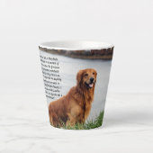 Onwankelbare trouw Inspirerend Latte Mok (Voorkant)