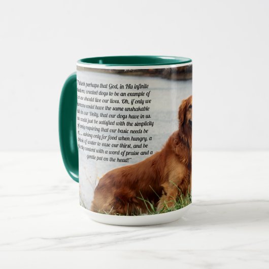 Onwankelbare trouw Inspirerend Mok (Voorkant links)