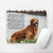 Onwankelbare trouw Inspirerend Muismat (Met muis)