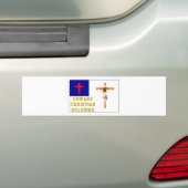ONWARD CHRISTELIJKE SOLDATEN BUMPERSTICKER (Op auto)