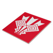 Onweer bliksem tegeltje (Zijkant)