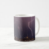 Onweer boven Manhattan, NYC Koffiemok (Voorkant rechts)