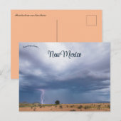 Onweer boven New Mexico Briefkaart (Voorkant / Achterkant)
