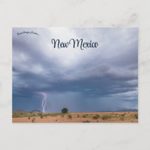 Onweer boven New Mexico Briefkaart