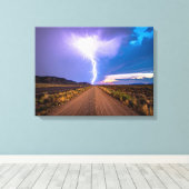 onweer canvas afdruk (Insitu (Houten vloer))