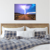 onweer canvas afdruk (Insitu (Slaapkamer))