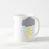 Onweer en bliksem koffiemok (Voorkant rechts)
