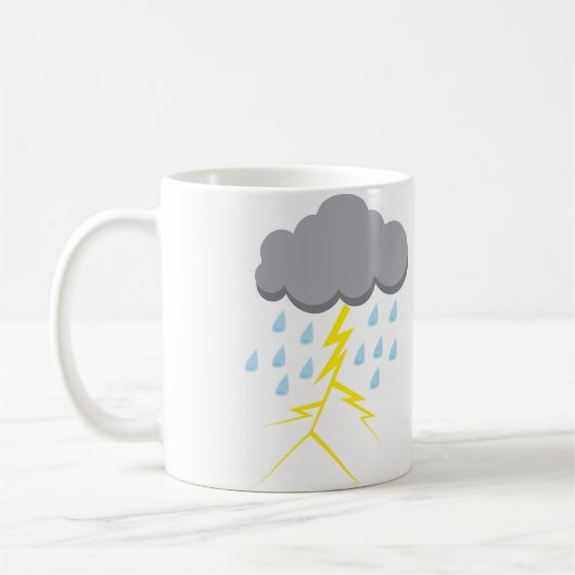 Onweer en bliksem koffiemok (Links)