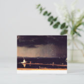 Onweer in Narragansett Bay, kunst Postcar Briefkaart (Staand voorkant)