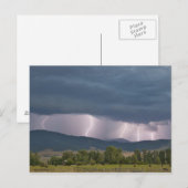 Onweer produceerde bliksem in de Jocko Briefkaart (Voorkant / Achterkant)