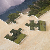 Onweer produceerde bliksem in de Jocko Legpuzzel (Zijkant)