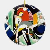 Onweersbui Kleurenexplosie Ornament (Achterkant)