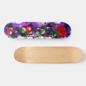 Onweersbui Roos Graffiti Skateboard (Horizontaal)