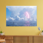 Onweerskop Canvas Afdruk (Insitu (Woonkamer))