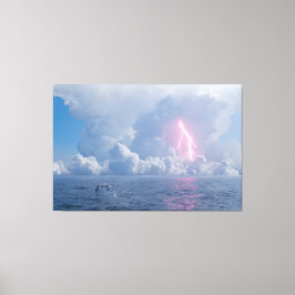 Onweerskop Canvas Afdruk