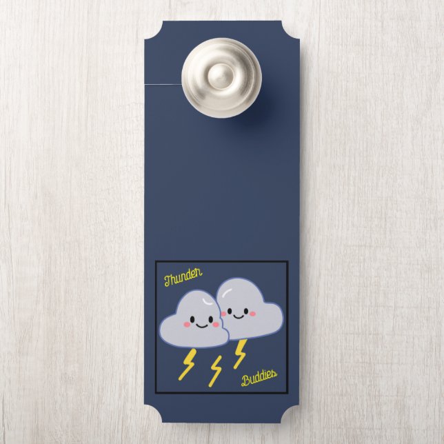 Onweersmaatjes Deurhanger (Op knop)