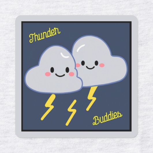 Onweersmaatjes Labels (Design 1)