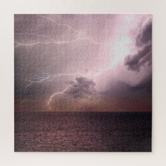 Onweersstorm Oceaan Legpuzzel (Verticaal)
