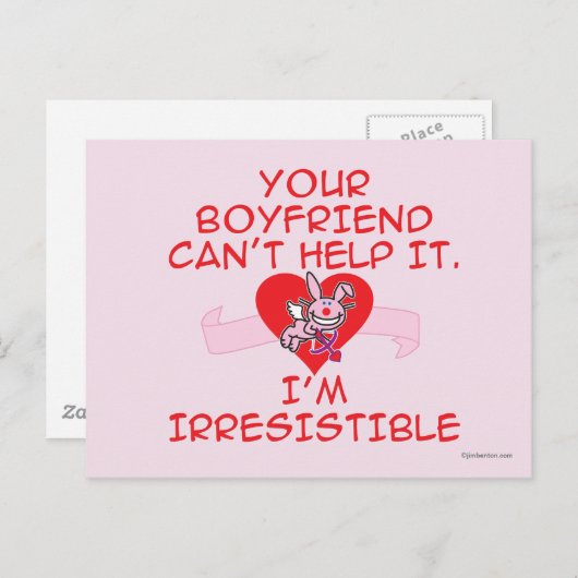 onweerstaanbaar briefkaart (Voorkant / Achterkant)