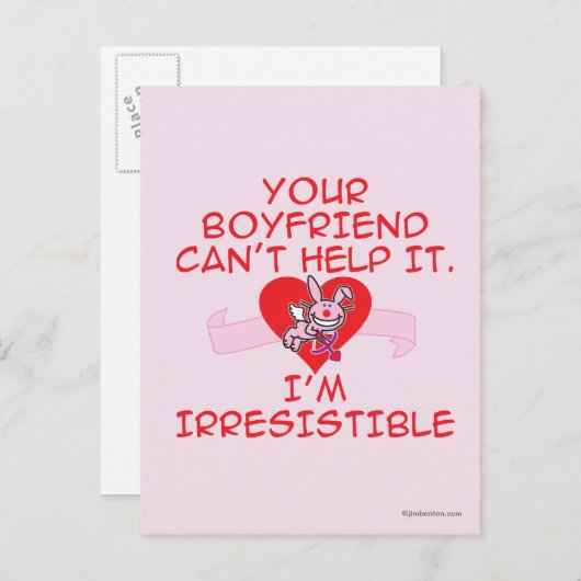 onweerstaanbaar briefkaart (Voorkant / Achterkant)