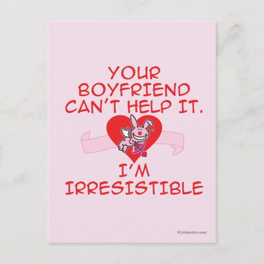 onweerstaanbaar briefkaart (Voorkant)